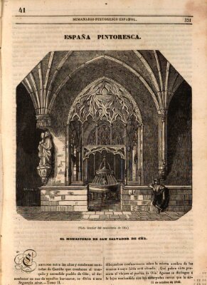 Semanario pintoresco español Sonntag 11. Oktober 1840