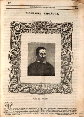 Semanario pintoresco español Sonntag 22. November 1840