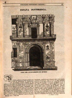 Semanario pintoresco español Sonntag 7. Februar 1841
