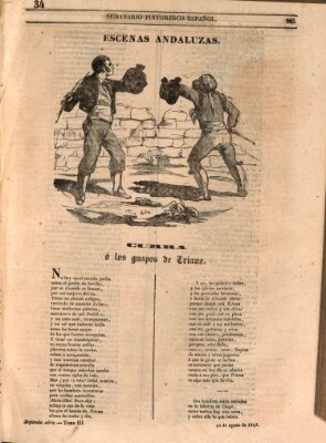 Semanario pintoresco español Sonntag 22. August 1841