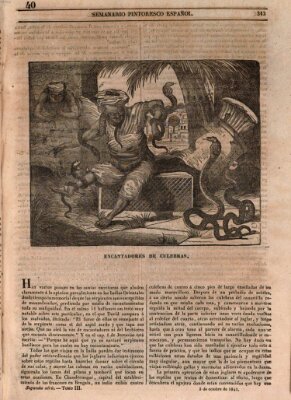 Semanario pintoresco español Sonntag 3. Oktober 1841