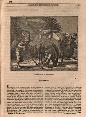 Semanario pintoresco español Sonntag 17. Oktober 1841