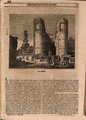 Semanario pintoresco español Sonntag 14. November 1841