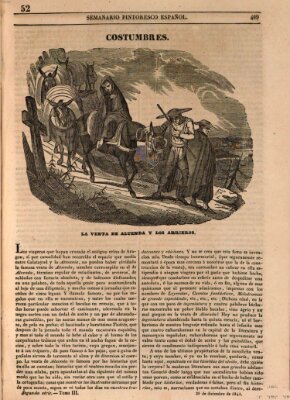 Semanario pintoresco español Sonntag 26. Dezember 1841