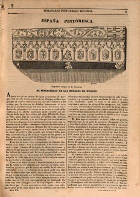 Semanario pintoresco español Sonntag 9. Januar 1842