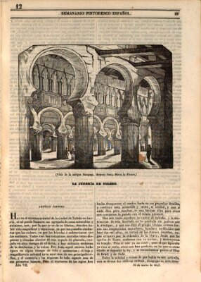 Semanario pintoresco español Sonntag 20. März 1842