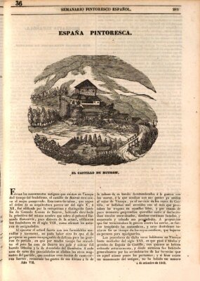 Semanario pintoresco español Sonntag 4. September 1842