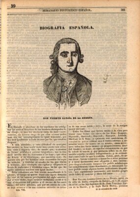 Semanario pintoresco español Sonntag 25. September 1842