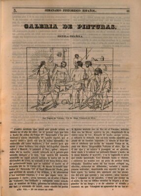 Semanario pintoresco español Sonntag 29. Januar 1843