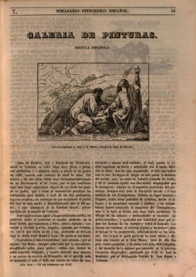 Semanario pintoresco español Sonntag 12. Februar 1843