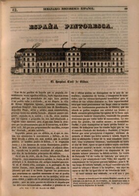 Semanario pintoresco español Sonntag 19. März 1843