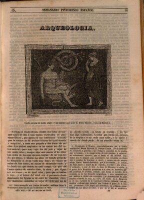 Semanario pintoresco español Sonntag 26. März 1843