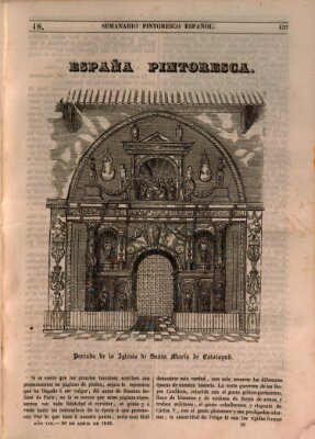 Semanario pintoresco español Sonntag 30. April 1843