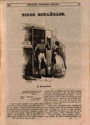 Semanario pintoresco español Sonntag 11. Juni 1843