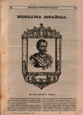 Semanario pintoresco español Sonntag 24. September 1843