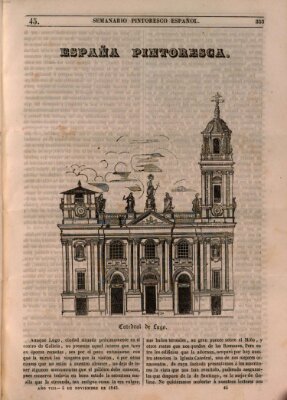 Semanario pintoresco español Sonntag 5. November 1843