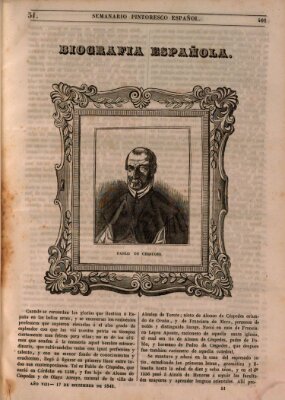 Semanario pintoresco español Sonntag 17. Dezember 1843