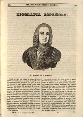 Semanario pintoresco español Sonntag 24. November 1844