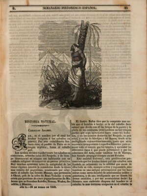 Semanario pintoresco español Sonntag 26. Januar 1845