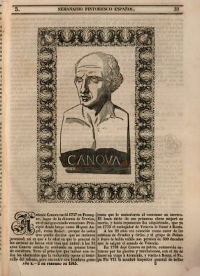 Semanario pintoresco español Sonntag 2. Februar 1845