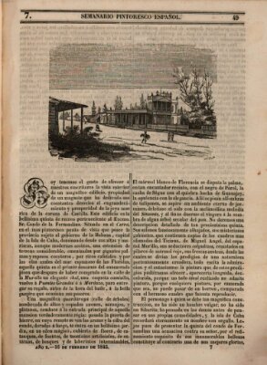 Semanario pintoresco español Sonntag 16. Februar 1845