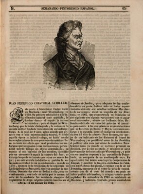 Semanario pintoresco español Sonntag 2. März 1845