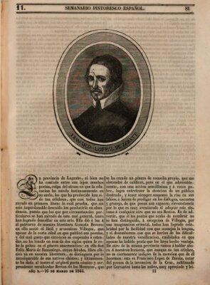 Semanario pintoresco español Sonntag 16. März 1845