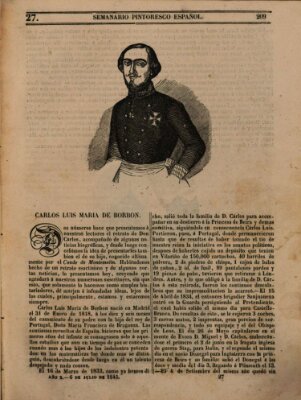 Semanario pintoresco español Sonntag 6. Juli 1845