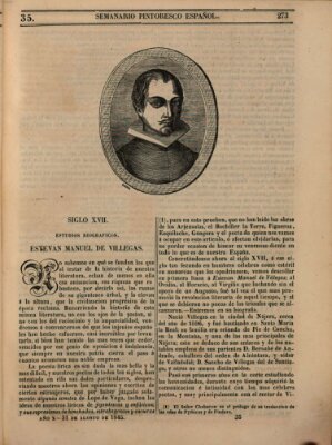 Semanario pintoresco español Sonntag 31. August 1845