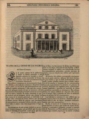 Semanario pintoresco español Sonntag 7. September 1845