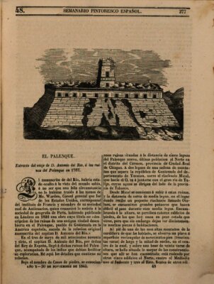 Semanario pintoresco español Sonntag 30. November 1845