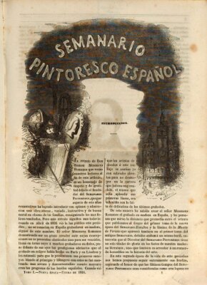 Semanario pintoresco español Sonntag 4. Januar 1846