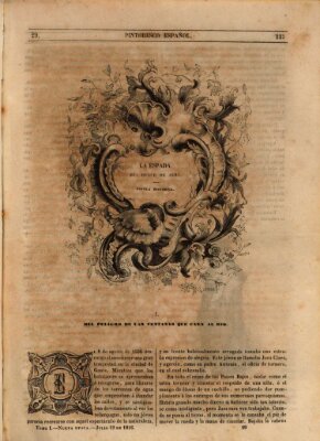 Semanario pintoresco español Sonntag 19. Juli 1846