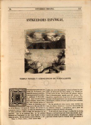 Semanario pintoresco español Sonntag 2. August 1846