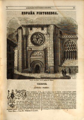 Semanario pintoresco español Sonntag 14. Februar 1847