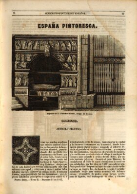 Semanario pintoresco español Sonntag 21. Februar 1847