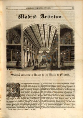Semanario pintoresco español Sonntag 14. März 1847