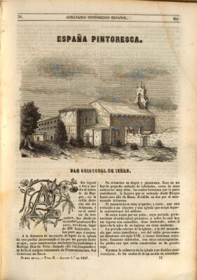 Semanario pintoresco español Sonntag 1. August 1847