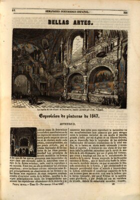 Semanario pintoresco español Sonntag 14. November 1847