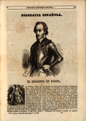 Semanario pintoresco español Sonntag 5. Dezember 1847