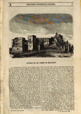 Semanario pintoresco español Sonntag 9. Januar 1848