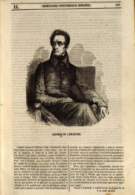 Semanario pintoresco español Sonntag 2. April 1848