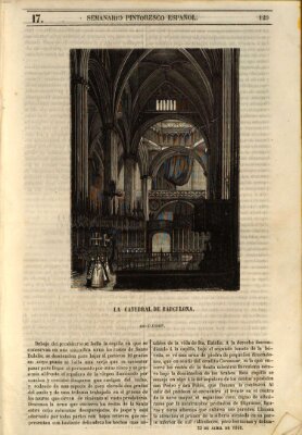 Semanario pintoresco español Sonntag 23. April 1848