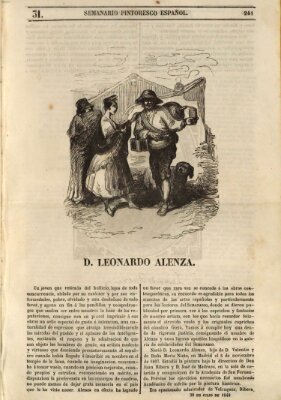 Semanario pintoresco español Sonntag 30. Juli 1848