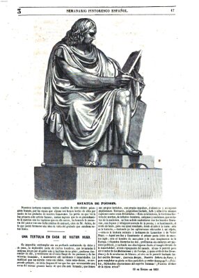 Semanario pintoresco español Sonntag 19. Januar 1851