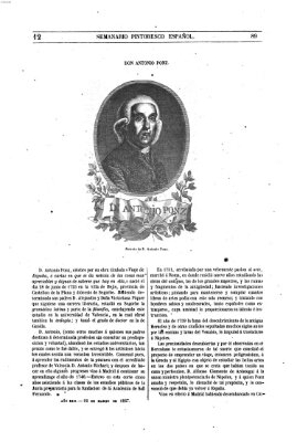 Semanario pintoresco español Sonntag 22. März 1857