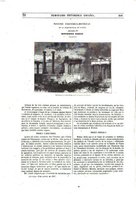 Semanario pintoresco español Sonntag 2. August 1857