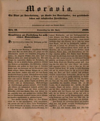 Moravia Donnerstag 26. April 1838