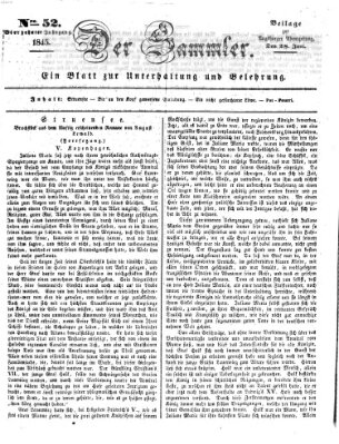 Der Sammler (Augsburger Abendzeitung) Samstag 28. Juni 1845