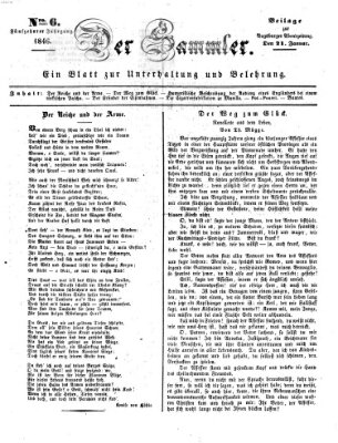 Der Sammler (Augsburger Abendzeitung) Mittwoch 21. Januar 1846